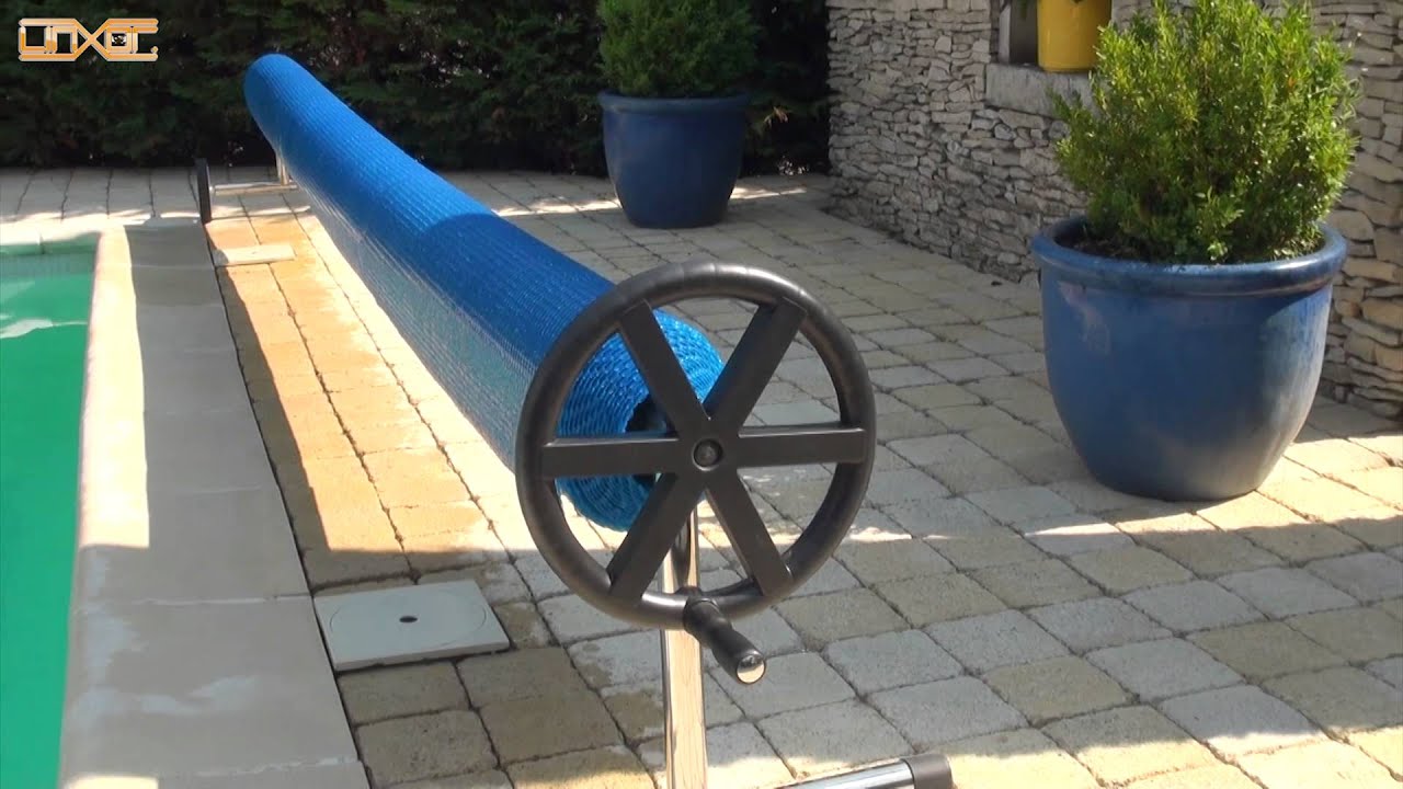 Enrouleur télescopique de bâche à bulles - Linxor