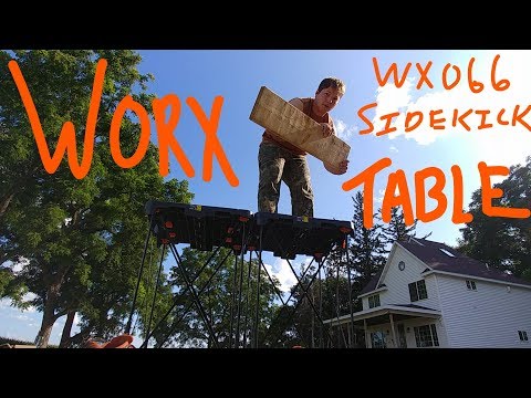 Review of WORX WX066 Sidekick Portable Work Table - Unboxing, Setup, & 200LB Stress Test