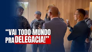 CONFUSÃO GERAL: POLÍCIA É ACIONADA E DISCUTE COM REPÓRTERES APÓS ALARME DE CLÍNICA SER ACIONADO.
