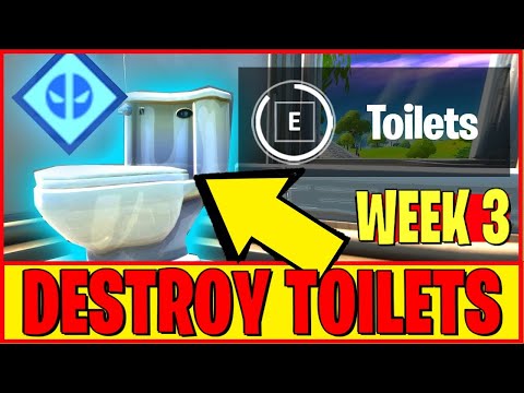 DESTROY TOILETS *FAST LOCATION* - Deadpool Challenges Week 3