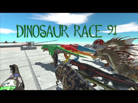 DINOSAUR RACE 91(all units race) - Animal Revolt Battle Simulator