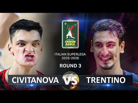 Civitanova vs Trentino | Italian Volleyball SuperLega 2025/2026