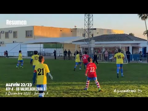 ALEVÍN J7ª 22/23 🎥RESUMEN GOLES, PARADAS,JUGADAS ATLETICO PUEBLONUEVO 4 - CD VALDELACALZADA 1