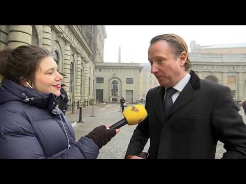 Johan T Lindwall om dagens Te Deum i Slottskyrkan