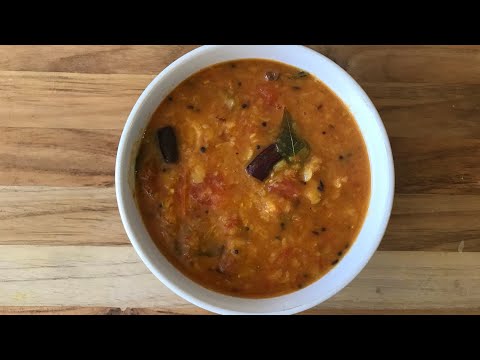 How to cook tomato dal/lentils with tomato without pressure cooker/ Tomato pappu Andhra style