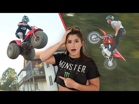 Wild Take Over At Hailies House | Dad Jumps 3 Wheeler!