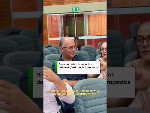 INICIO DAS AÇÕES EM PROL DA PONTE NA BR 235 TO/ TO 010. PEDRO AFONSO. TO