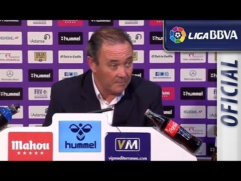 Rueda de Prensa de JIM tras el Real Valladolid (0-0) Valencia CF - HD