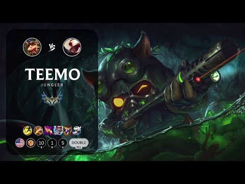 Teemo Jungle vs Lee Sin - NA Challenger Patch 14.3