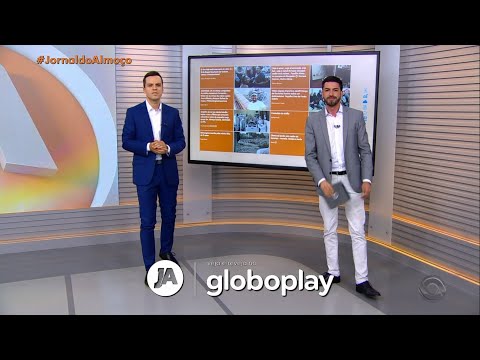 (RBS TV) Jornal do Almoço | Trecho e encerramento 21/11/2020 com Léo Saballa Jr e Marco Matos