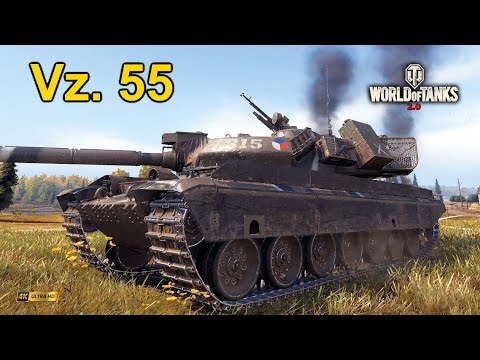 Vz. 55, 10K DMG & 5 Frags - World of Tanks