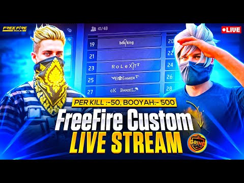 Free Fire Custom Is Live🎮🔴Free Coin Giveaway🪙🎁|| #freefire #grindbattle