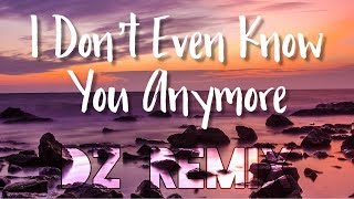 Netsky, Bazzi, Lil Wayne - I Don’t Even Know You Anymore | DZMJ Remix