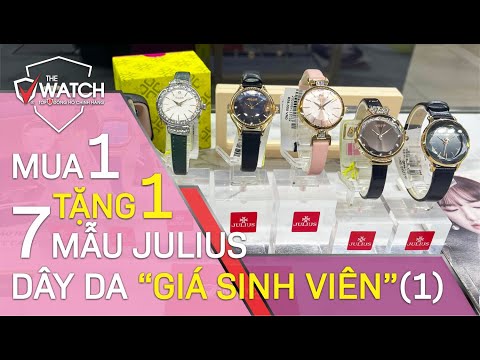 Mua 1 Tặng 1 | Top 7 Mẫu Đồng Hồ Nữ Julius Dây Da Chính Hãng Giá Sinh Viên - P2