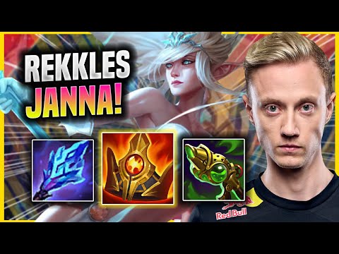 REKKLES TRIES JANNA SUPPORT! - KC Rekkles Plays Janna SUPPORT vs Lux! | Preseason 2022