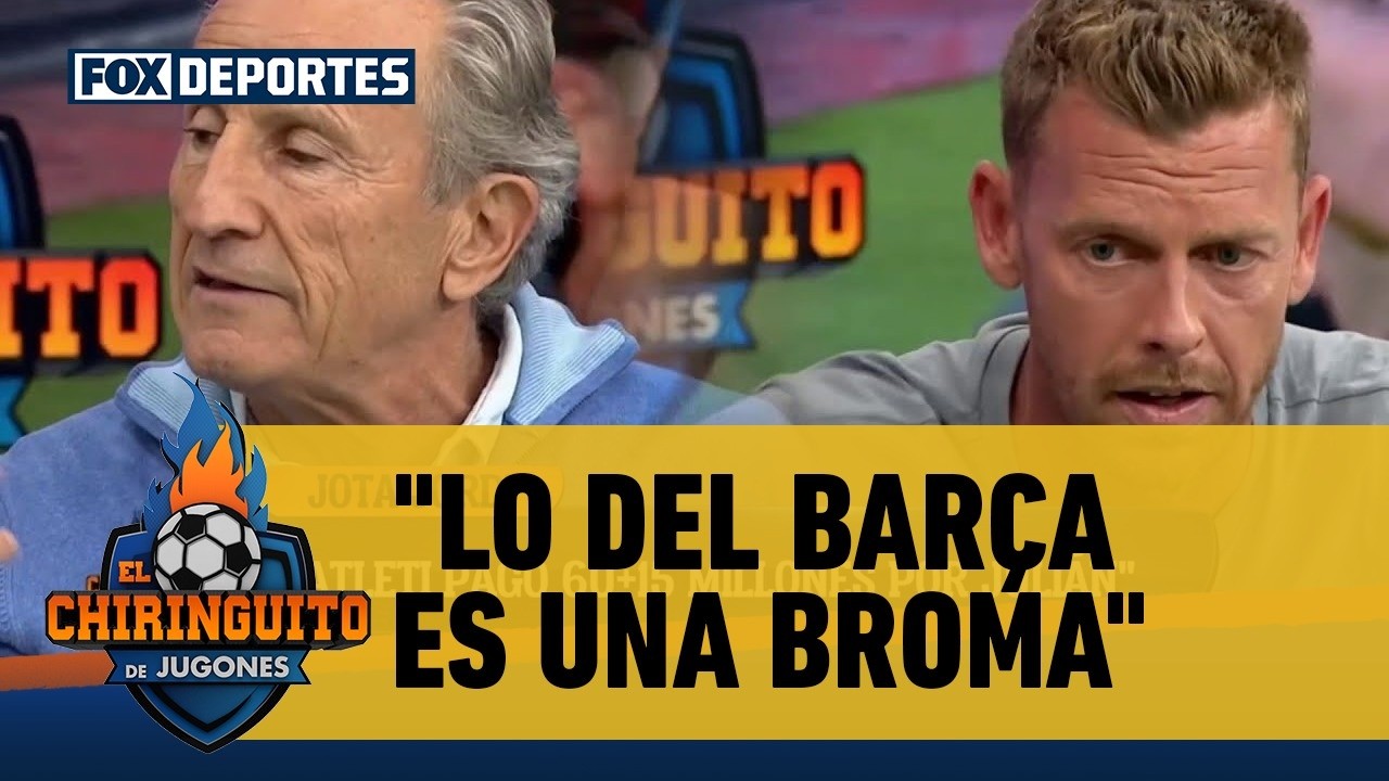 "LO DE BARCELONA ES UNA BROMA", choque entre 'Petón' y Jota Jordi por JULIÁN ÁLVAREZ: El Chiringuito