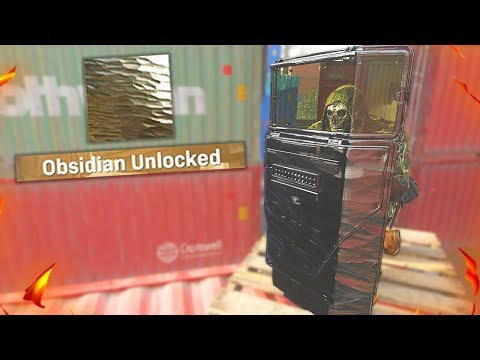 I UNLOCKED THE OBSIDIAN RIOT SHIELD.. and i actually went off with it