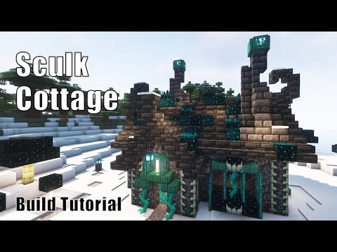 Jax and Wild - SCULK House Minecraft | How to Build a Sculk Cottage Build Tutorial