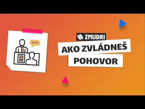 Ako zvládneš 5 NAJČASTEJŠÍCH OTÁZOK NA POHOVORE? 👩‍💼| Zmudri.sk