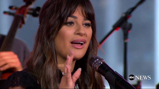 Lea Michele - &quot;Run to You&quot; on GMA (April 28, 2017)