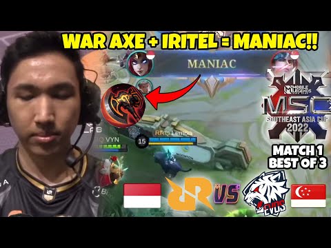 EL-CLASICO!! Iritel lemon Using WAR AXE?? And MANIAC????? I don't understand this person!! RRQ VS...