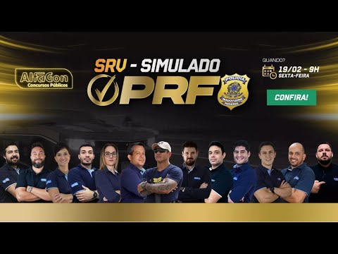 Super revisão de Véspera - Simulado PRF - Maratona de aulas - AlfaCon