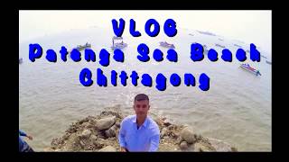 preview picture of video 'V L O G - 1 : Chittagong Naval, Patenga Sea Beach & Boat Riding'