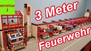 3 Meter Playmobil Feuerwehrstation Erweiterung seratus1 Feuerwehr Einsatzfahrzeuge Sammlung