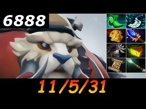 Dota 2 Tusk 6888 MMR 11/5/31 (Kills/Deaths/Assists) Ranked Full Gameplay