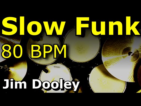 Drum Loops - Slow Funk 80 BPM - Jim Dooley