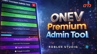 ADMIN PANEL TOOL ROBLOX STUDIO - BAN PLAYER, FLING PLAYER, CLONE AVATAR, RESIZE AVATAR, KICK