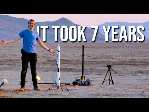 This YouTuber Took Seven Years To Recreate And Land His Miniature Model SpaceX Rocket