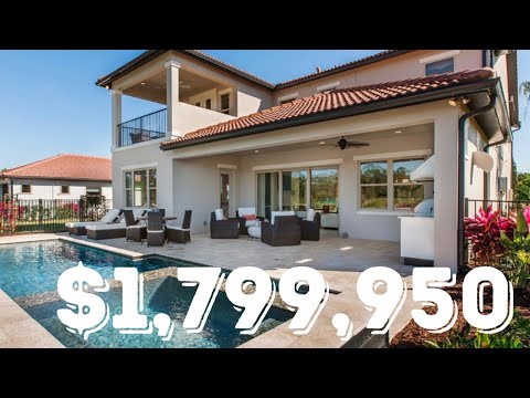 Home for Sale Orlando | Toll Brothers | Robellini | New | Water View | 5 bed | 4.5 bath | $1,799,995