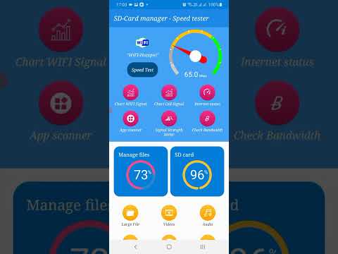 SD-Card manager & Speed tester Video