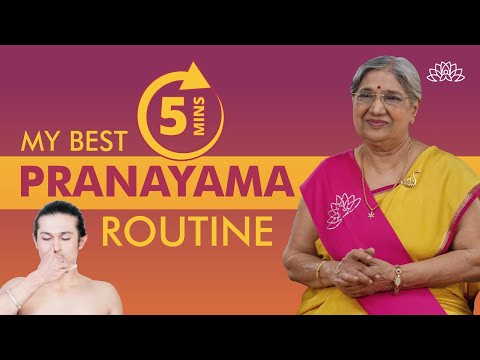 Efficient Pranayama Technique: My Top 5-Minute Routine | Breathing Techniques | Dr. Hansaji