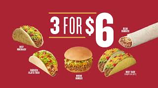 Taco Bueno 3 for $6 is back!