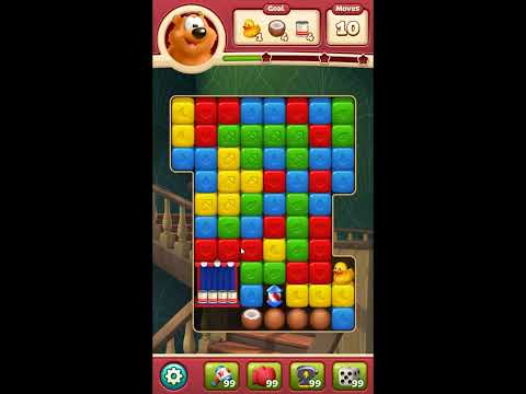 Toon Blast Level 7098 - NO BOOSTERS 🐻🐺🐱 | SKILLGAMING ✔️