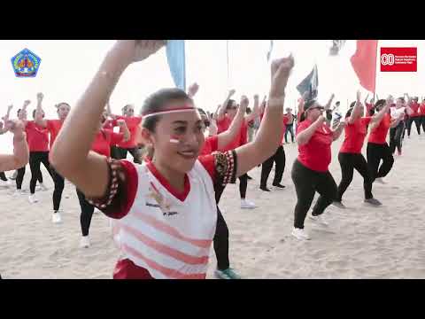 SENAM BUNGAN JEPUN bersama Ibu Ibu PKK Banjar Legian Kelod Kuta Badung Bali