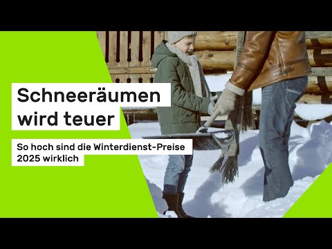 Snow clearing is getting expensive: How high will winter service prices really be in 2025