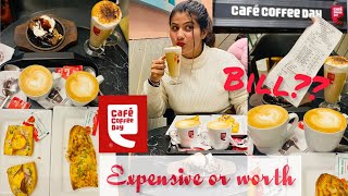 Cafe coffee day 😍review part 2 //￼Desert | snacks\\\\