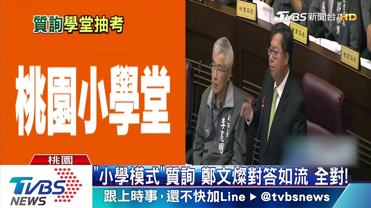 備詢遇「小學模式」 鄭文燦對答如流全對!