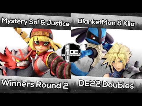 Mystery Sol/Justice (Incin/Min Min) vs. BlanketMan/Kila (Lucario/Cloud) | DE22 SSBU Doubles WR2