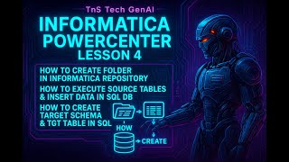 Lesson-4 Informatica PowerCenter | Repository Folder, SQL Tables & ODBC Setup