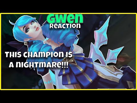 New League Of Legends Champion GWEN Abilities Reaction!