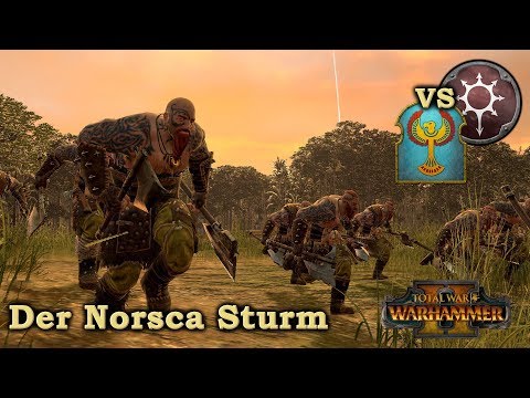 Der Norscasturm vs Gruftkönige - Total War: Warhammer 2 deutsch