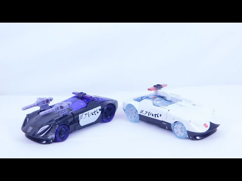Transformers Siege Barricade VS Prowl Stop Motion