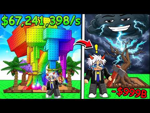 BI HUỲNH BỊ SÉT ĐÁNH 7749 LẦN ĐỂ TRỒNG CÂY TO NHẤT THẾ GIỚI ROBLOX