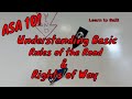 Rules Of The Road Rights Of Way