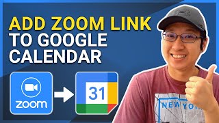 How to Add Zoom Invite Link in Google Calendar Event