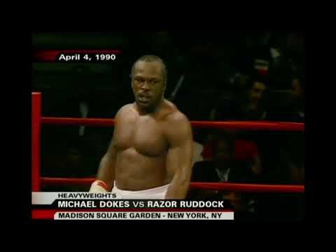 Razor Ruddock Vs Michael Dokes | HIGHLIGHTS 4K